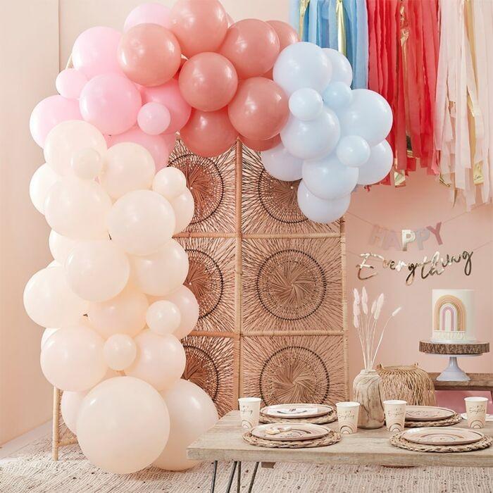 Produktbild Ginger Ray Ballongirlande DIY Pastell Muted Ballonbogen (75 x)