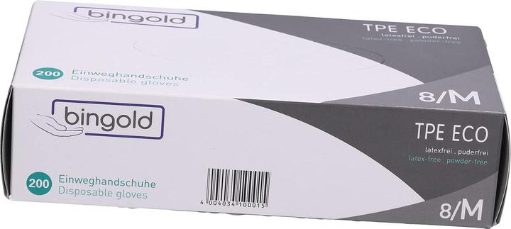 Produktbild Eneroid Einweg-Handschuhe, BINGOLD, TPE, M8, ungepudert, 200 Stück (M)