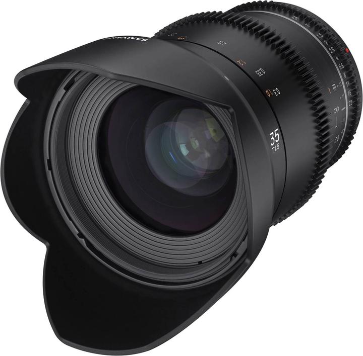 Image du produit Samyang MF 35mm T1,5 VDSLR MK2 Canon RF (Canon RF, Plein format, APS-C / DX, Micro Four Thirds)