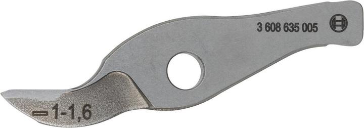 Bosch Professional Zubehör Mes recht tot 1,6 mm, voor