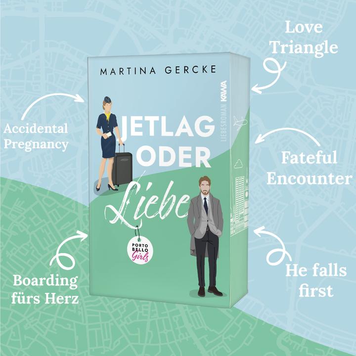 Actual product image Jetlag oder Liebe (German, Martina Gercke, Kampenwand Publishing House, 2025)