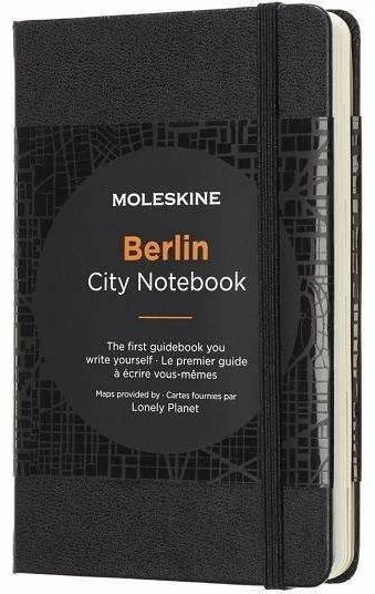 Actual product image Moleskine City Notebook P/A6 717394 Berliniert, HC, Black (A6, Plain, Hardcover)