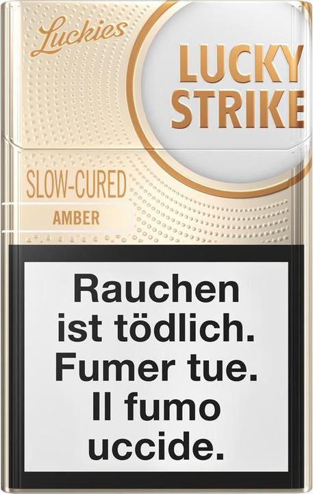 Lucky Strike Boîte d'ambre