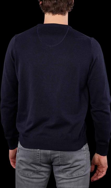 Actual product image Fynch-Hatton Cardigan-Zip Sweater navy (4XL)