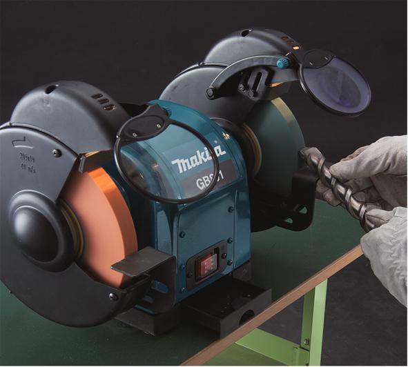 Actual product image Makita GB801 (Bench grinder, 550 W)