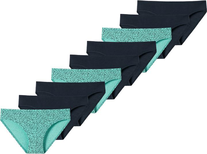 Blu scuro, Verde menta