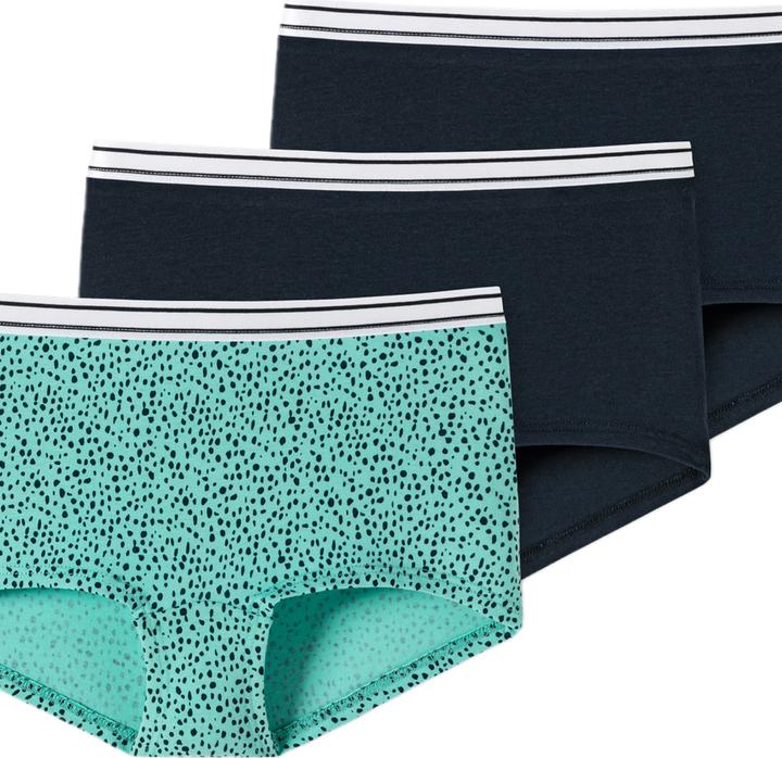 Immagine prodotto Schiesser 9 confezioni di pantaloncini in cotone organico 95/5 per ragazze adolescenti (140, confezione da 9)