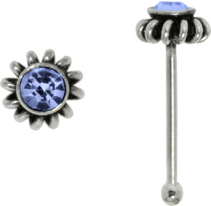 Bijouteria Nasenpiercing (Kristall, Silber 925)