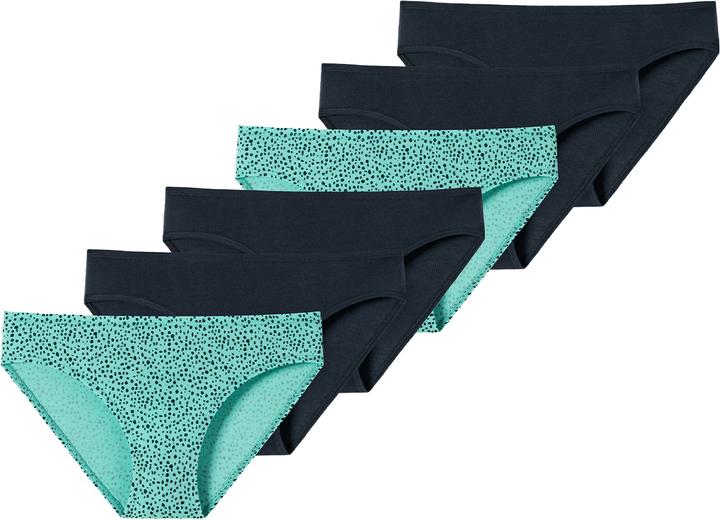 Verde menta, Blu scuro