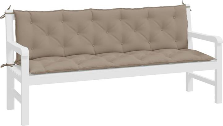 Produktbild VidaXL Gartenbank-Auflagen 2 Stk. O x ford-Gewebe (180 x 50 x 7 cm)