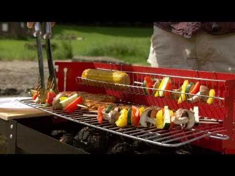 Image du produit tectake Barbecue Chariot à 2 Roues (49 cm)
