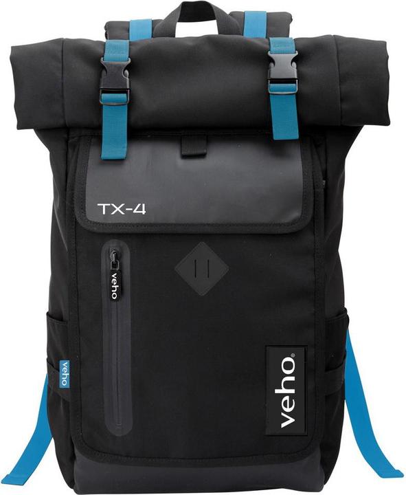 veho Sac à dos Tx-4 pour ordinateur portable avec port de chargement USB - Jusqu'à 17 pouces (17.50 l)