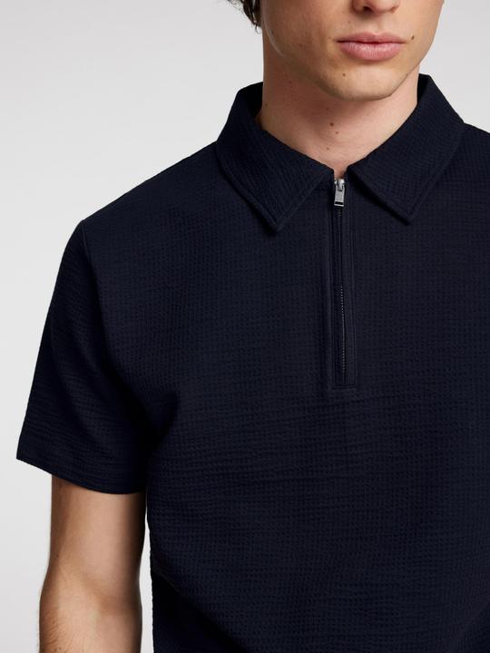 Actual product image Selected Homme Seersucker Polo shirt (S)