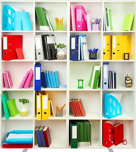 Image du produit Paperflow Cloison de séparation BIBLIOTHÈQUE