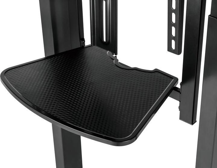 Image du produit equip Support au sol 55-100"/ 1TFT 120kg 1 étagère noir (100", 120 kg)