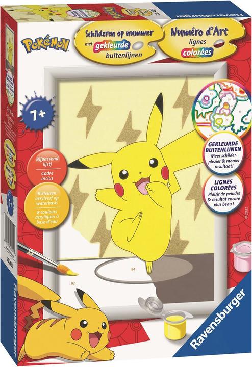 Produktbild Ravensburger Malen nach Zahlen - Pokémon Pikachu