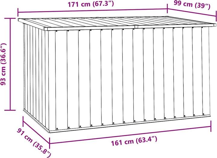 Actual product image VidaXL Yorgos
