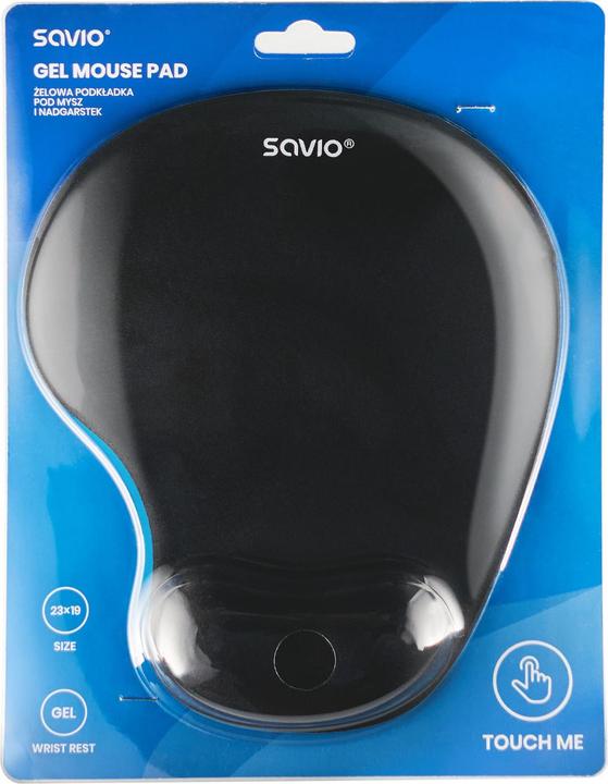 Image du produit Savio MP-01B Tapis de souris Noir