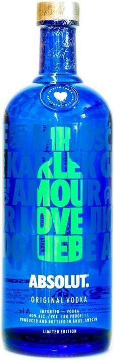 Produktbild Absolut EOY Drop of Love Special Edition 2018 - 70 cl / 40 % Schweden (1 x 75 cl)