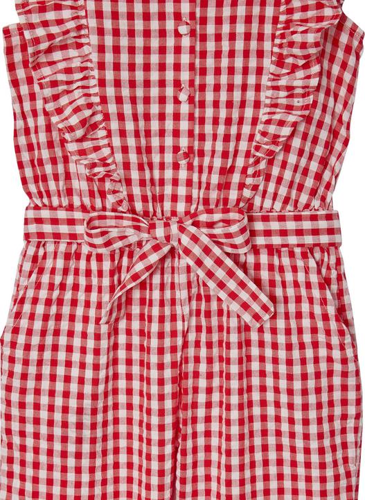 Produktbild Vertbaudet Karierter Mädchen Jumpsuit mit Volants (110)