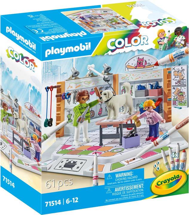 Produktbild Playmobil Hundesalon (71514, Playmobil Color)