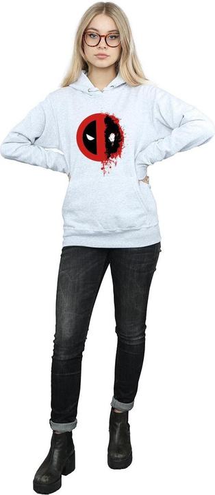 Produktbild Deadpool Split Splat Logo Kapuzenpullover (L)