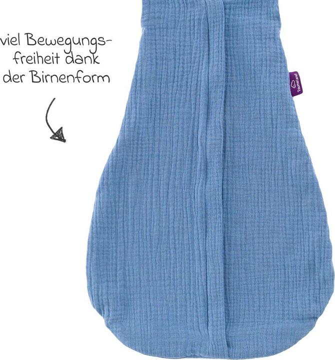Produktbild Träumeland Sommerschlafsack Liebmich Baumwollmusselin (70 cm, 0.5 TOG, Sommer)