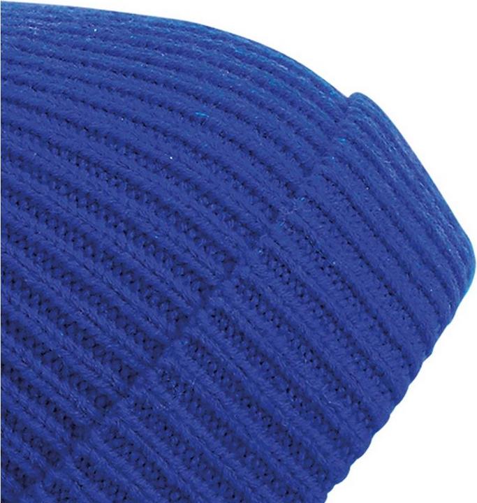Actual product image Beechfield Engineered rib knitted bobble hat (One size)