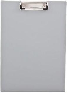 Soennecken Planchette à pince DIN A4 polystyrène gris (22,5 x 31,5 cm)
