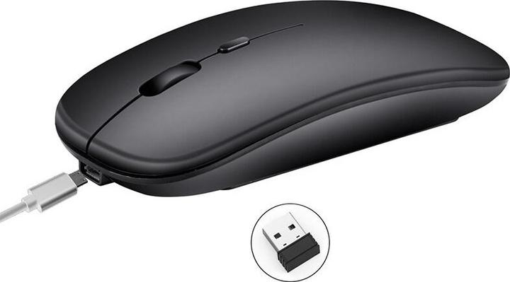 Actual product image PhoneLook Wireless Bluetooth Mouse 2.4 Ghz + 1200dpi micro USB Magic Black matt (Wireless)