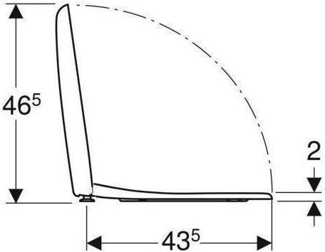 Image du produit Geberit Keramag / Siège de WC Renova Neu blanc 573010