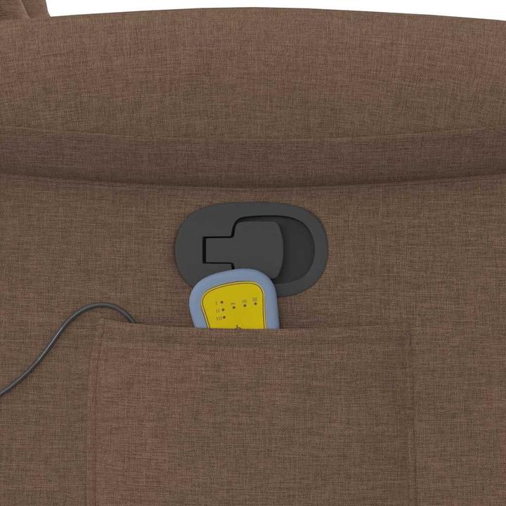 Produktbild VidaXL Massagesessel Braun Stoff Massage TV-Sessel Sessel mit Massagefunktion