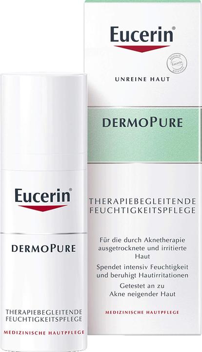 Actual product image Eucerin DermoPure (50 ml, 24h cream, Up to SPF 10)