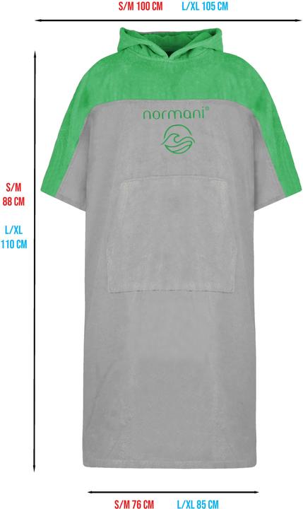 Produktbild Normani Damen Surfer Poncho Kuta (L)