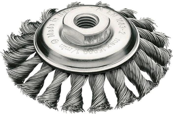 Image du produit Lessmann Brosse à cônes torsadés Ø 100 mm fil d'acier