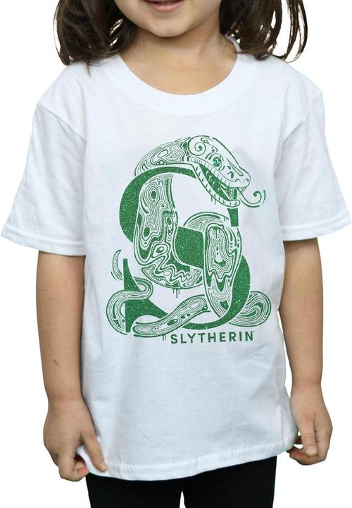 Immagine prodotto Slytherin Glitter Maglietta Ragazze (140, 146)