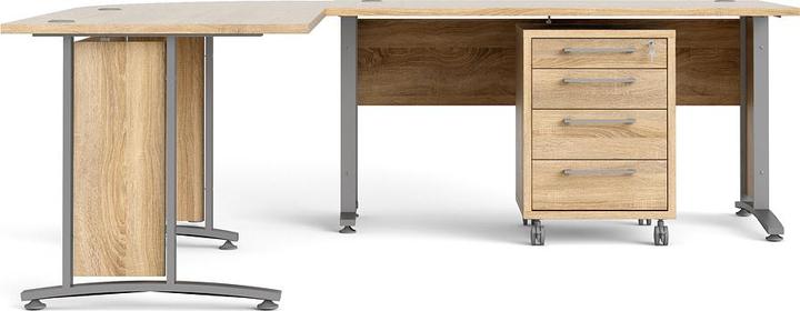Produktbild Ebuy24 Schreibtisch Prisme (75 x 230 x 200 cm)