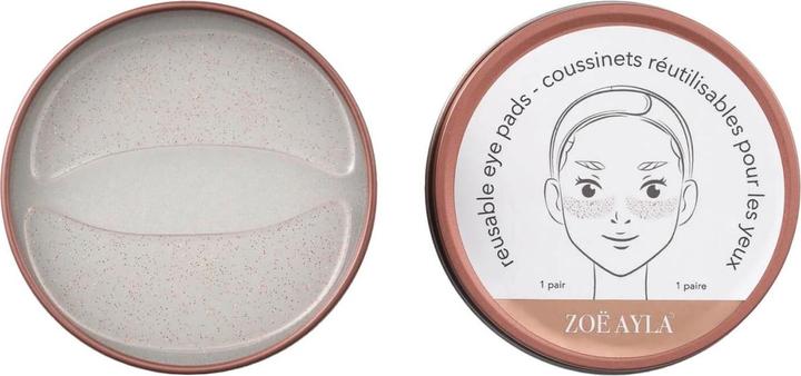 Image du produit Zoë Ayla - Rosegold Glitter Eye Pads réutilisables + Tin Case