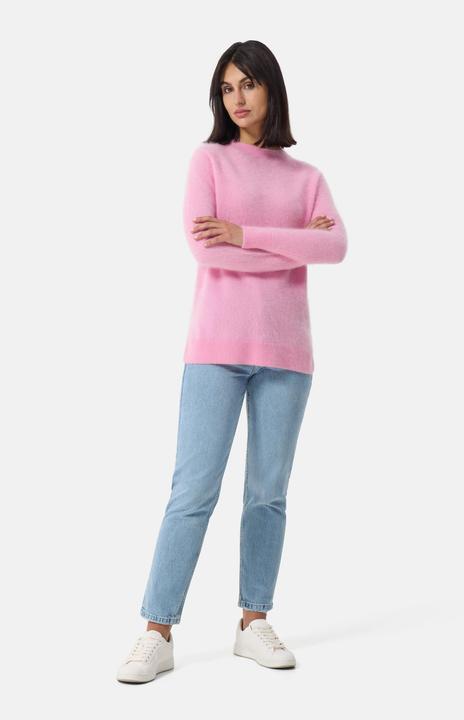 Immagine prodotto Cash-Mere Brushed Kaschmir Rundhals Pullover mit Seitenschlitzen (L)