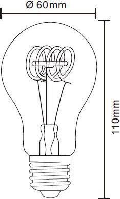 Immagine prodotto Globo Duban (E27, 4 W, 200 lm, 1 x, G)