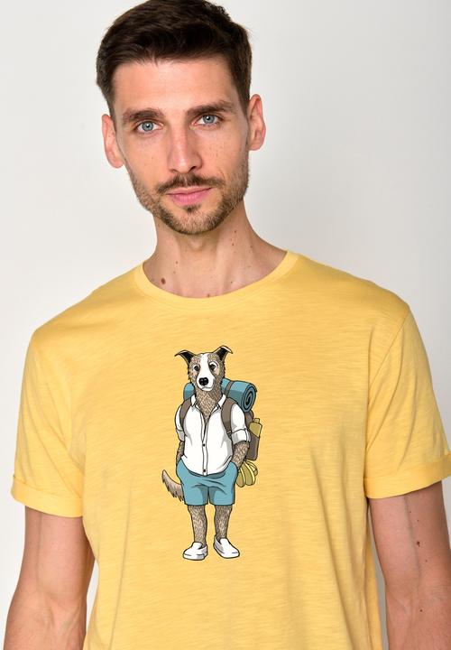 Actual product image Greenbomb Animal Dog Traveller Roll T-Shirt (XL)