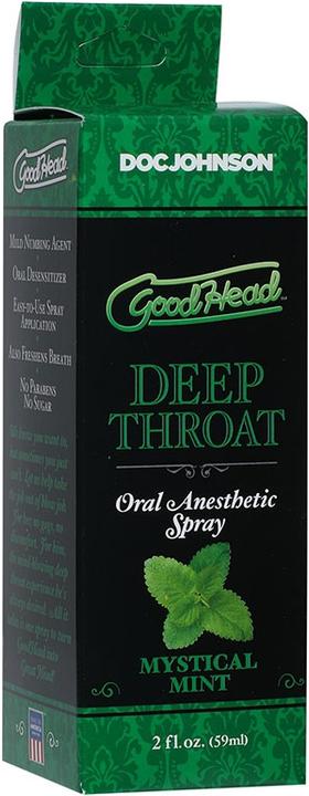 Actual product image Doc Johnson GoodHead™ Deep Throat Spray - Mystical Mint (59 ml)