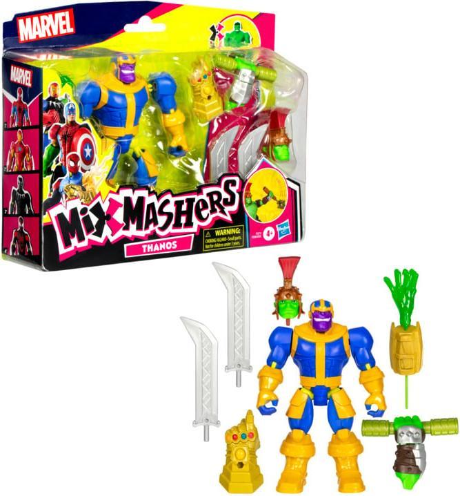 Image du produit Hasbro MixMashers Marvel Thanos individualisierbare Avengers Mix-And-Match Deluxe Action-Figur & Accessoire