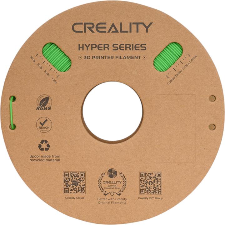 Immagine prodotto Creality Hyper PLA (PLA, 1.75 mm, 1000 g, Verde)