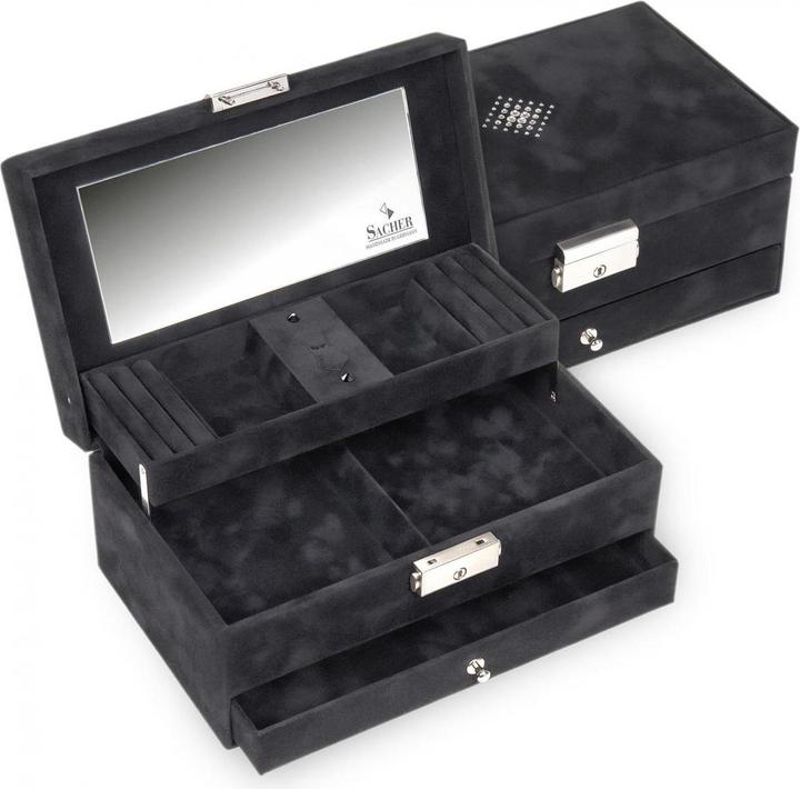 Produktbild Sacher 35.503.040404 - Schmuckkassette Hanna crystalo schwarz