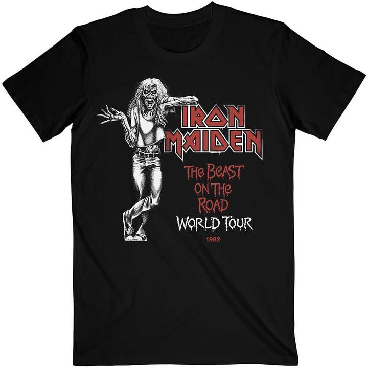 Produktbild Iron Maiden Erwachsene Beast Over Hammersmith World Tour 82 Baumwolle TShirt (L)