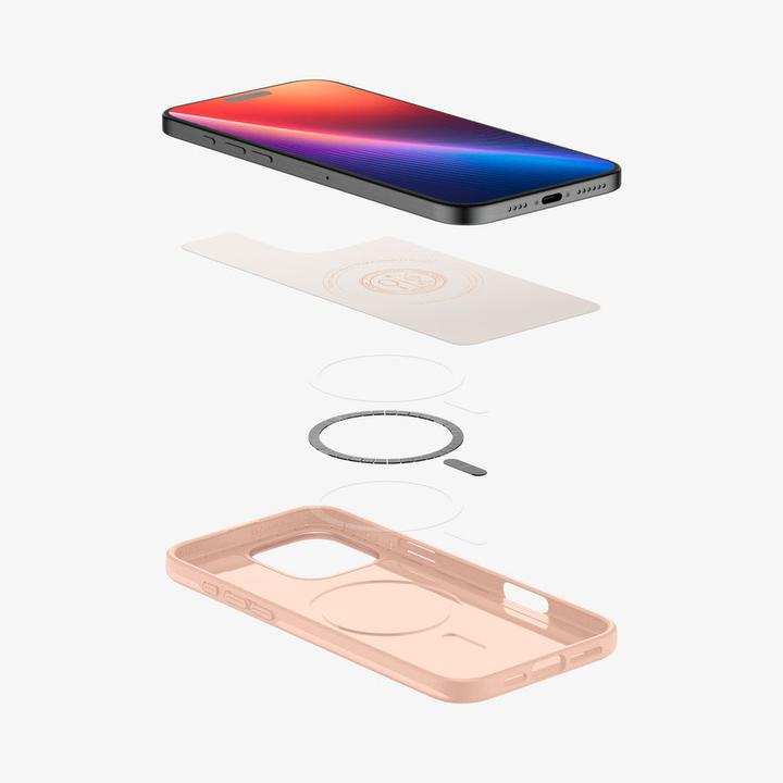 Produktbild Spigen Thin Fit PC Back Cover Rosa Magnetisch Apple iPhone 16 Pro Max (Apple iPhone 16 Pro Max)