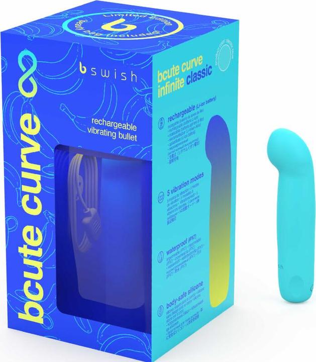 Image du produit Bswish B Swish - Bcute Curve Infinite Classic Edicion Limitada Vibrador Recargable Silicona Azul