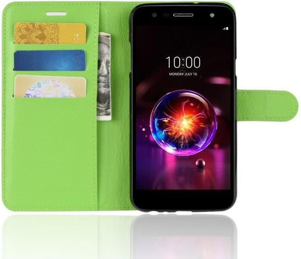 Actual product image MU Classic Litchi Leather Bookcover Series (LG X Power 3)