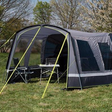 Immagine prodotto High Peak Tenda dell'autobus Trento 2.0 lightgrey-darkgrey-lime (Tenda a cupola, 9.10 kg, 2 persone)
